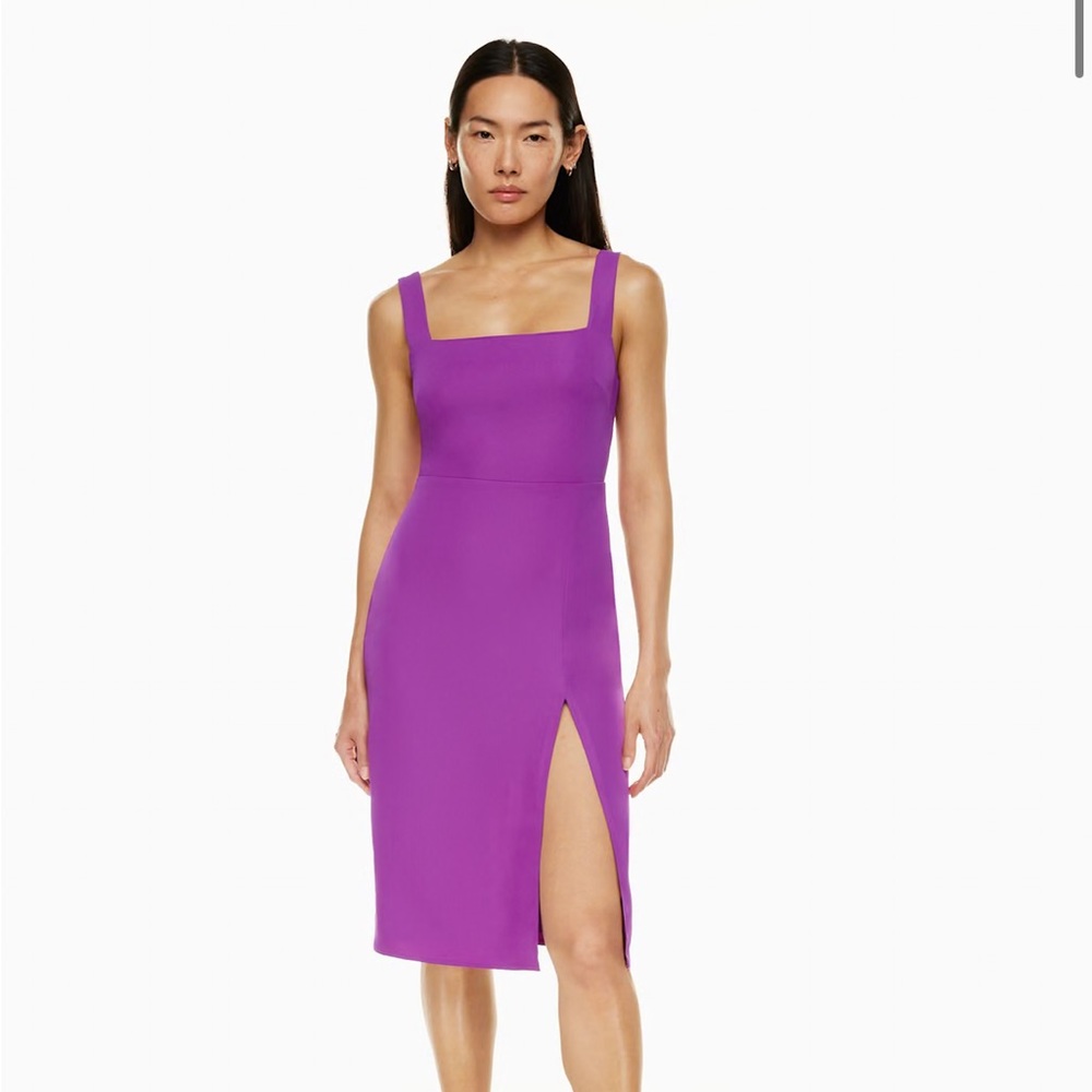 Aritzia Babaton Vibrant Purple Dress